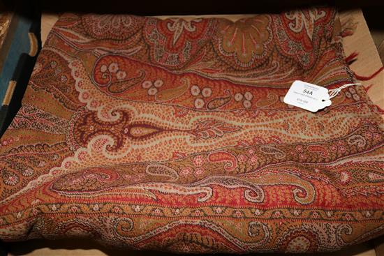 Paisley bed spread (a.f.)